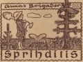 Vāka zīmējums A.Brigaders pasakai “Sprīdītis”. 1904.