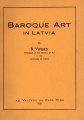 Borisa Vipera monogrāfijas ”Baroque art in Latvia” titullapa