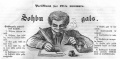 Daugulis A. Pēterburgas Avīzes. Satīriskais pielikums ”Zobugals”. Titulzīmējums. 1862.